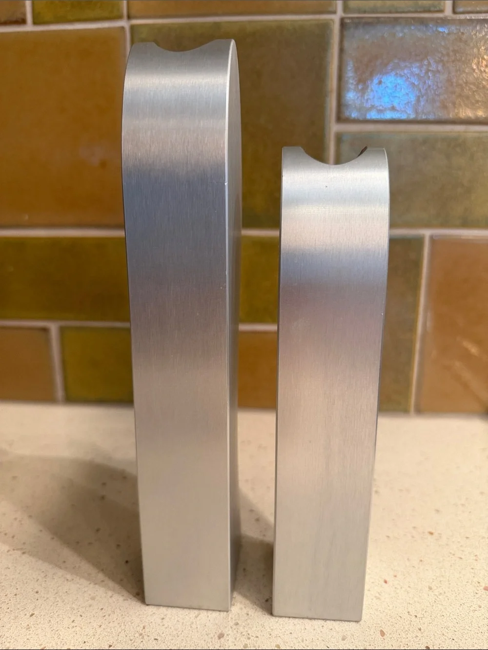 Vintage Nambé Ice Soulmates Candlesticks